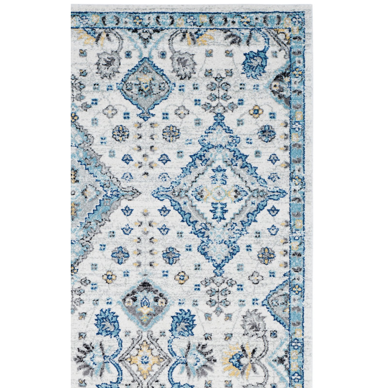 Minonk Performance Geometric Rug, Runner 2'2" x 9'