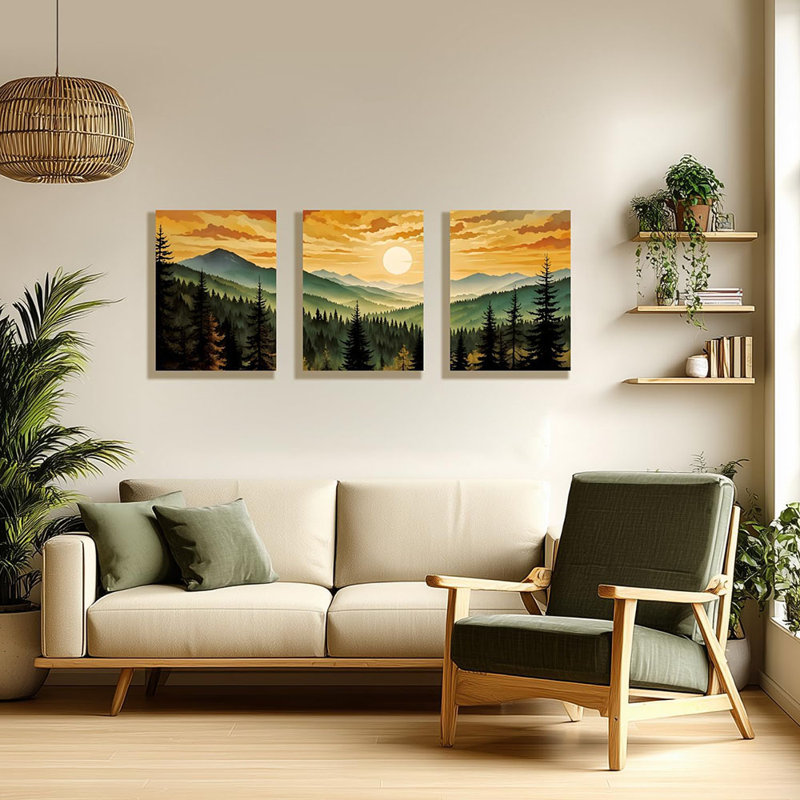 3 Piece Wrapped Canvas Print