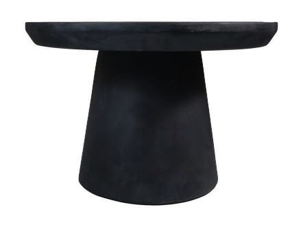 Copenhagan Solid Wood Coffee Table, 40cm H x 60cm L x 60cm W, Black
