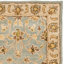 Tapis oriental en laine / coton / latex touffeté à la main Cranmore bleu clair / beige-19260669