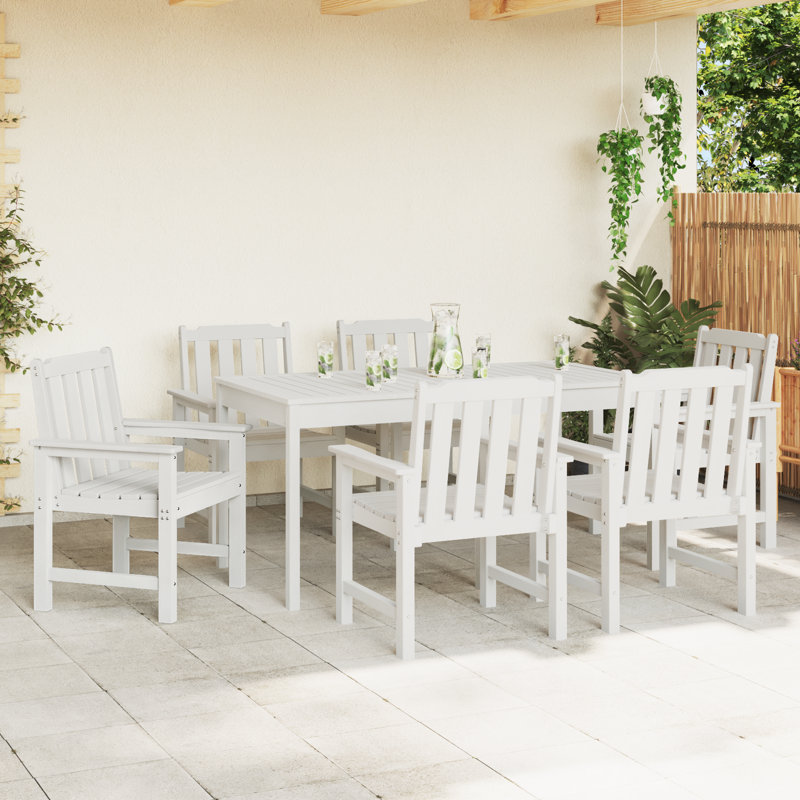 Garden Chair Polyethylene, White
