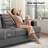 84.2” Upholstered Loveseat Sofa, Linen Fabric 2 Seater Couch For Apartment Bedroom Living Room Office-633412188