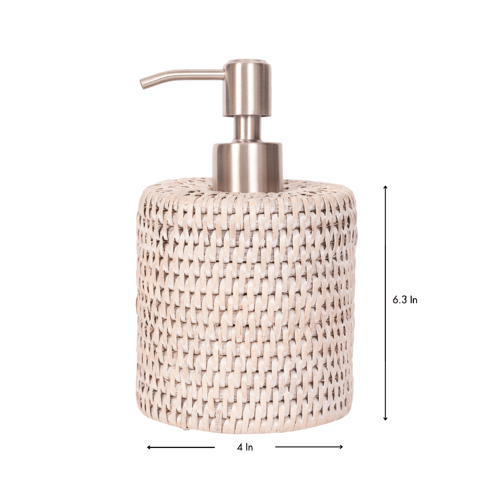 Soap Dispenser, White Wash