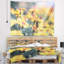 Tapisserie florale jaune et jaune souci-28487955