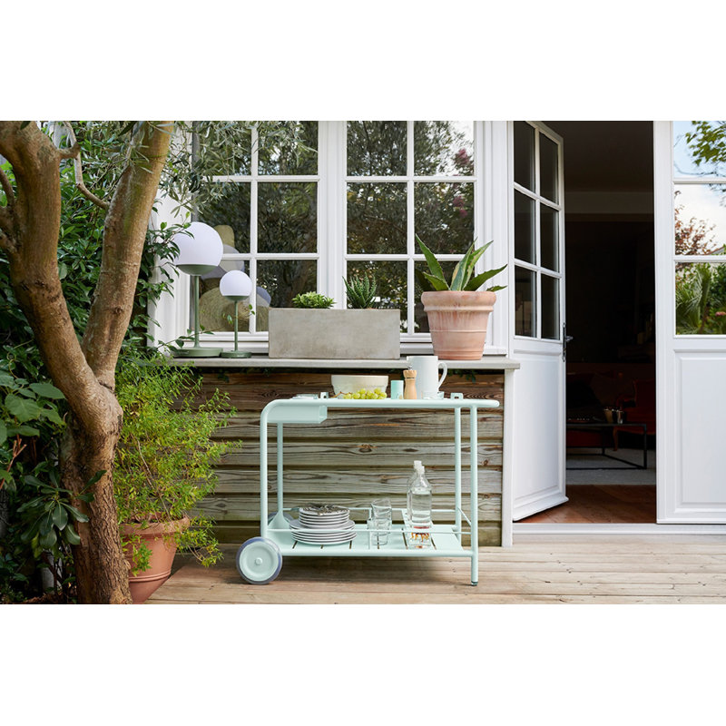 Luxembourg Bar Cart, Acapulco Blue