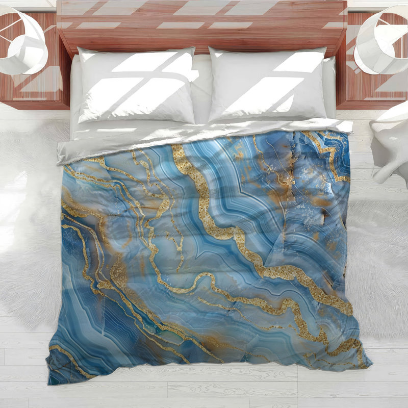 Agate Mineral Cotton Blend Comforter, Twin Comforter