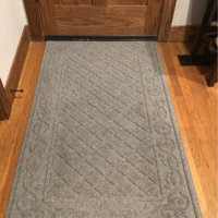 Waterhog Tristan Indoor Outdoor Doormat Matterly Mat Size: 0.37 H x 59 W x 35 D, Color: Bluestone