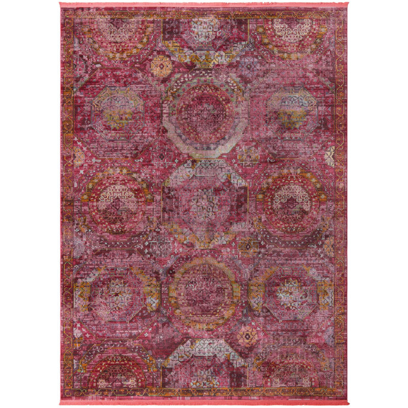 Tapis rose Folmar, Rectangle 10 pi x 13 pi