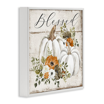 Art floral giclée par citrouille par LSR Design Studio
