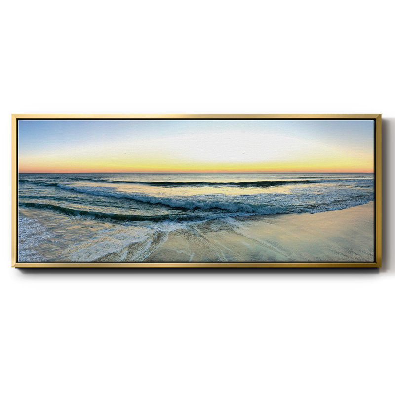 West End Sunrise - toile encadrée, H 20 po x l 50 po