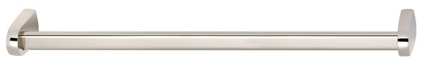 Stinchcomb Double Wall Mounted Towel Bar, Polished Nickel