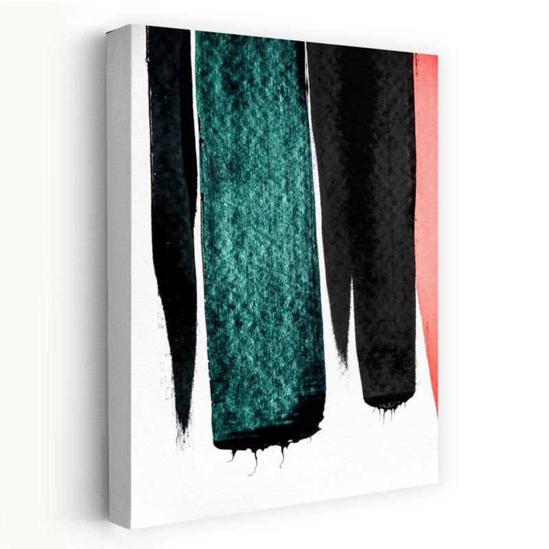 Contemporary Art Abstract Bold Colorful Art by Shot By Clint - Wrapped Canvas Print, 91.44 cm H x 60.96 cm W