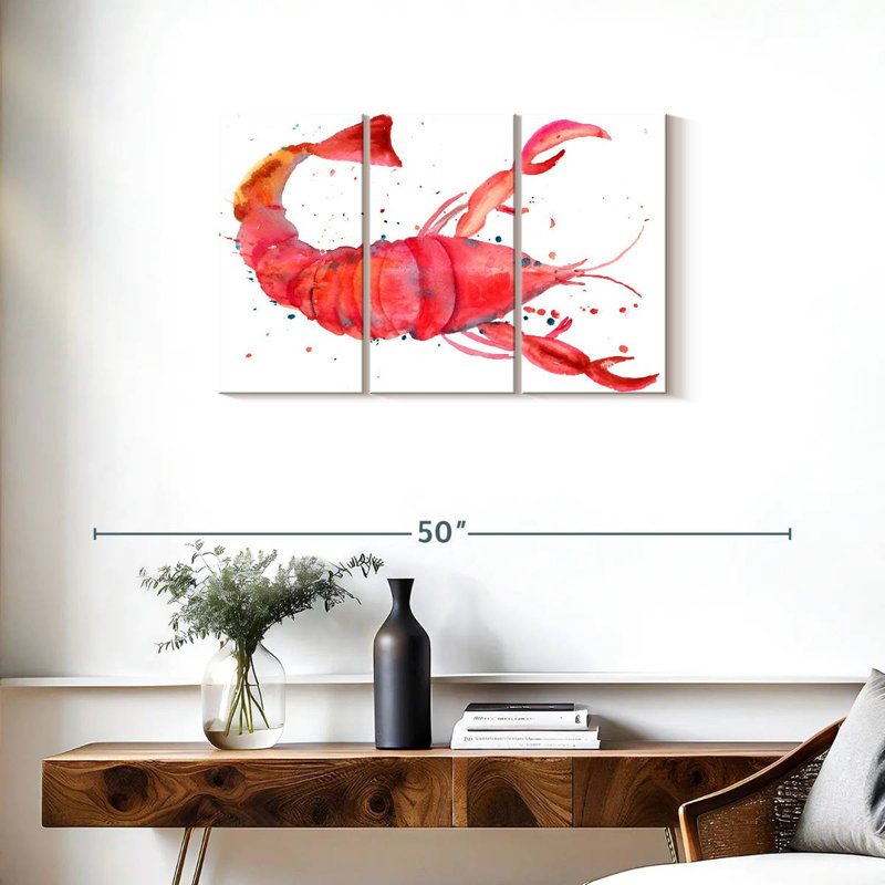 Homard rouge Brampt, H 20 po x l 33 po