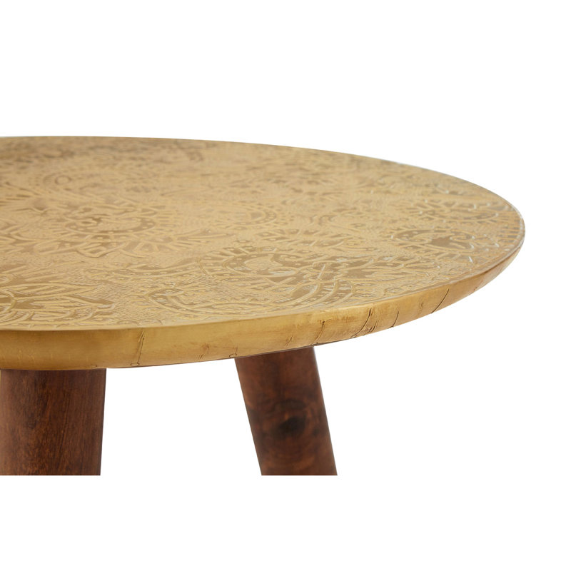 Retford End Table, Gold