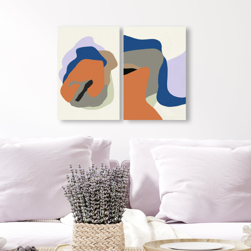 Together Set Set by Oliver Gal, 10"H x 15"W, Gallery Wrapped