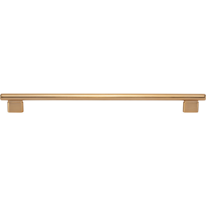 Holloway Bar Pull, 12", Warm Brass