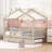 Zhayne Wooden House Bed with Trundle-1451600448-1451600462
