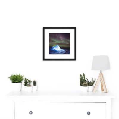 Burgener Southern Lights Aurora Igloo - Single Picture Frame Painting