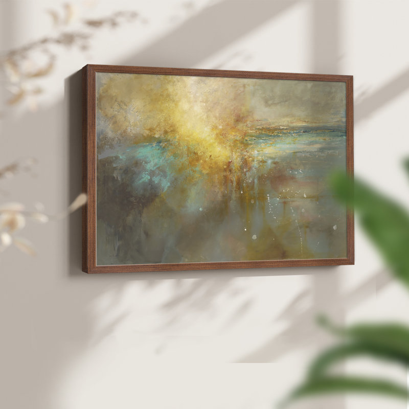 Del Rio - Reproduction encadrée - Restickable, H 11 po x l 14 po, Noyer