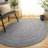 Braided Hand Loomed Performance Solid Color Indoor Indoor/Outdoor Area Rug-78401105