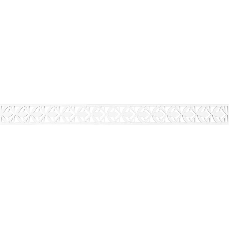 Moulure à panneau Salem, H 4 po x l 46,38 po x P 0,38 po, PVC de qualité architecturale
