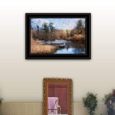 Riverside Framed Wall Art for Living Room, Home Wall Decor for Bedroom by Robin-Lee Vieira
