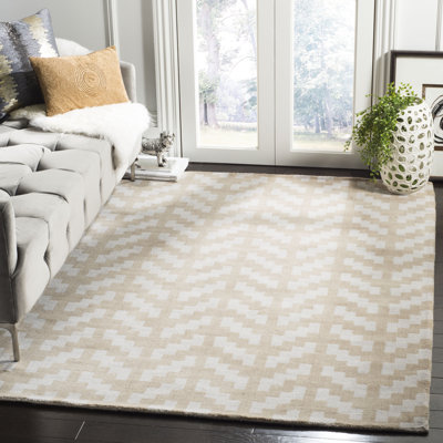 Tapis en laine touffeté à la main Sanyla