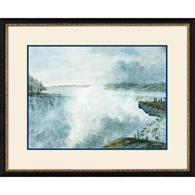 Niagara Falls III-reproduction d’art sur papier encadrée