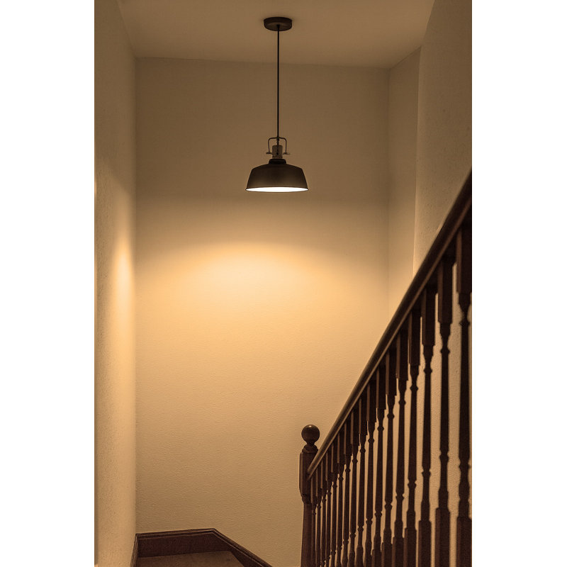 Lavenia 1 - Light Pewter Grey Metal Dome Pendant