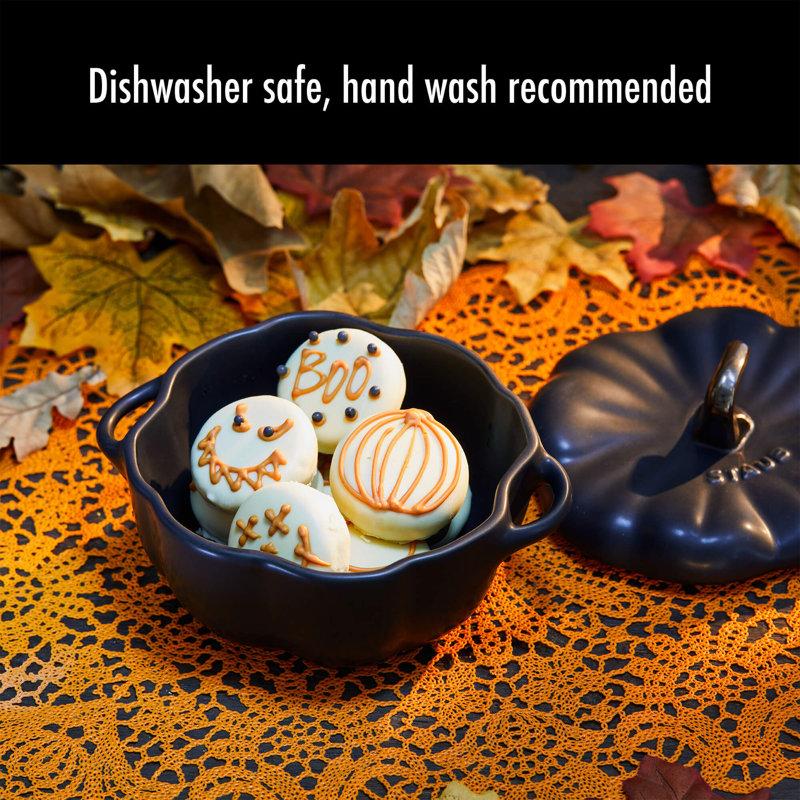 Staub Ceramic 16-oz Petite Pumpkin Cocotte