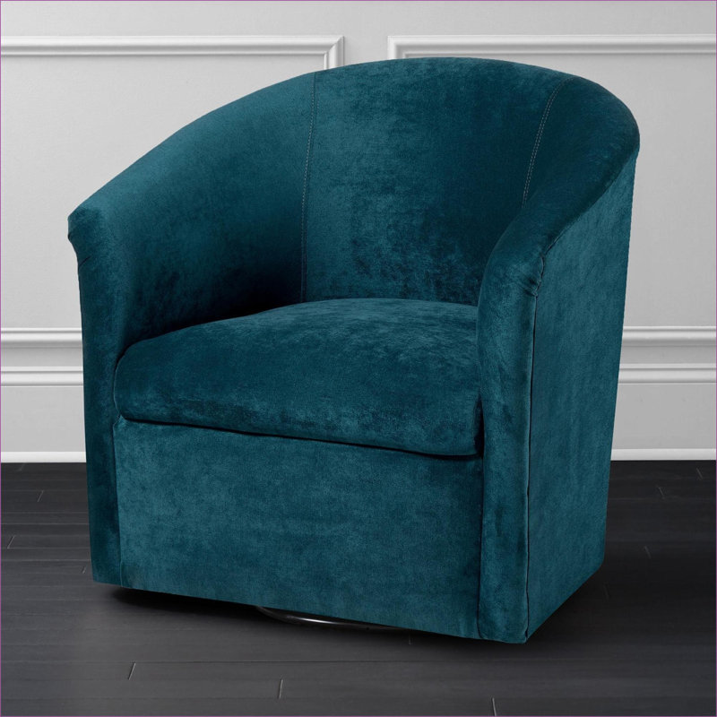 Fauteuil d'appoint pivotant à 360 degrés Eden Blue Sky