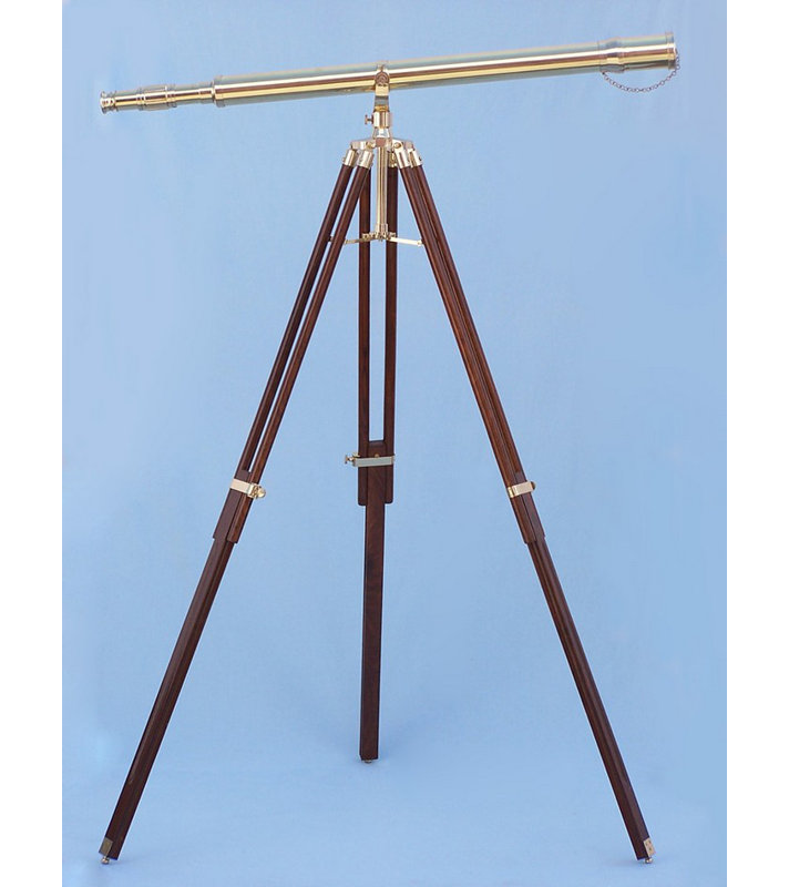 Télescope en matériau réfractaire à pied galileo
