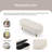 Elegant Minimalist Designed Linen Upholstered Storage Bench With Flip-Top Cabinet-457024780