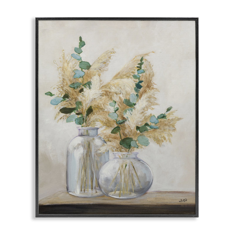 Pampa & Herbs, art de la giclée encadrée par Julia Purinton, Giclée encadrée noir minuit, H 14 po x l 11 po