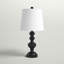 Lampe de table noire 23 po Leonids