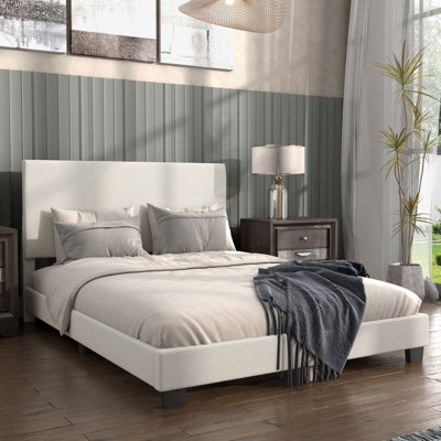 Anij Upholstered Queen Platform Bed