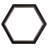 Gilboa 3 Piece Hexagon Accent Shelf