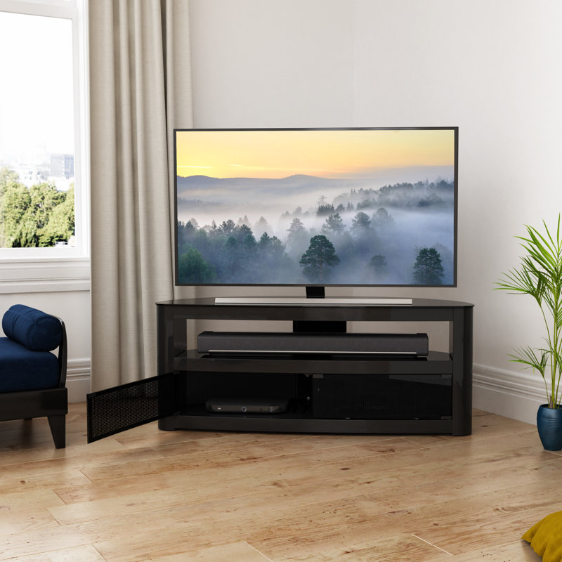 Ringling Unfinished TV Stand for TVs up to 65", Black