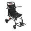 Fauteuil roulant de voyage portatif en acier pliable, léger et équipé d'un frein à main, pour personnes âgées et à mobilité réduite.