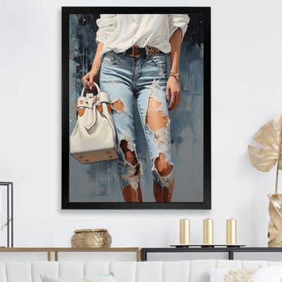 " Denim Fashion First Woman III "
