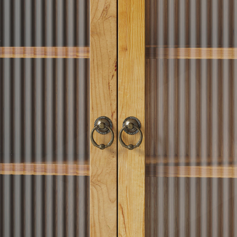 modern  Wall Cabinet, Natural, 39.4