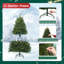 Arbre de Noël artificiel, arbre de Noël épinette non éclairé de qualité supérieure avec embouts de branches en PE et PVC, arbre de Noël pour la maison, le bureau, la décoration des fêtes, le support en métal et les branches à charnières-1949276220