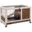 Cage à lapins en bois Pawhut