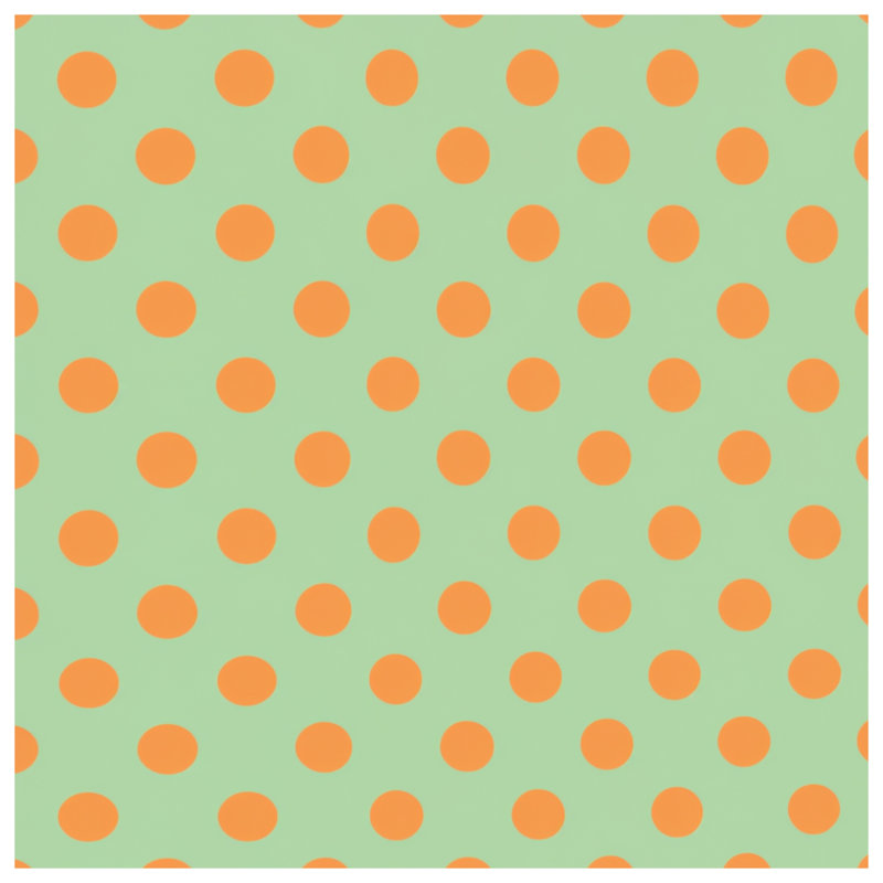 Orange Polka Dots Blankets, 50in W x 60in H