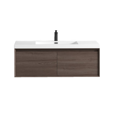 Meuble-lavabo mural simple l 47 po x P 19,6 po x H 17,7 po Bella