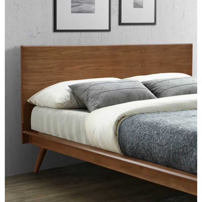 Modern Sleek Design Platform Bed Durable, Full