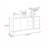 Modern solid wood multi-functional sideboard