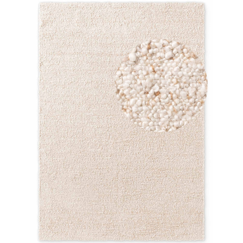 Despoina Hand Woven Area Rug, Beige, Rectangle 120 x 170 cm