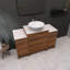 Ensemble de meuble-lavabo simple 47,24 avec comptoir Martay