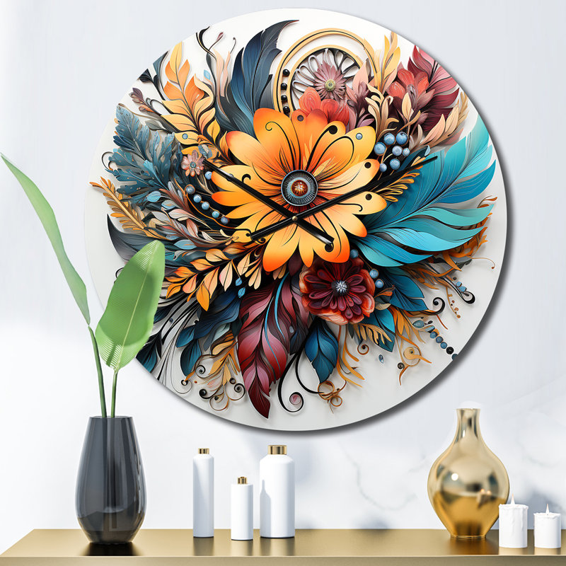 Horloge murale Boho, Moyenne